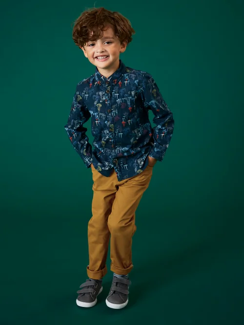 Cole Chinohose - Dunkel Natur - 3-4 Jahre Bild 1