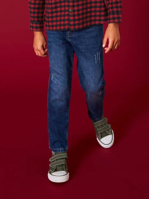 River Rib & Repair Jeans - Dunkelblau - 3-4 Jahre Bild 3