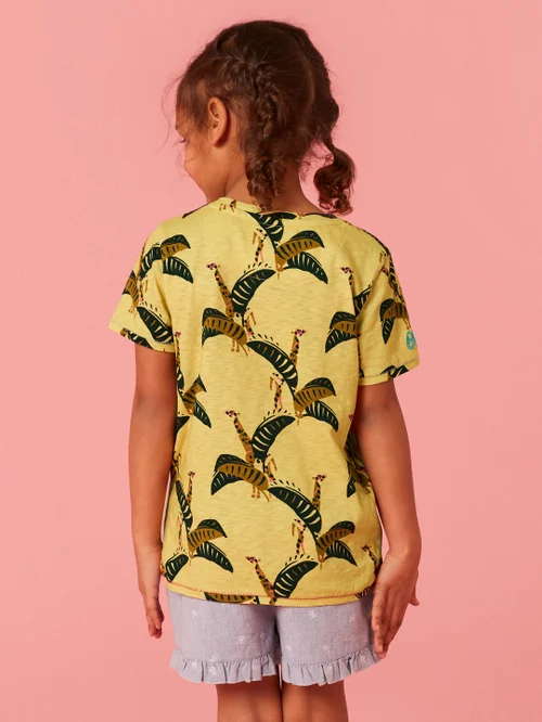 Casey Bedrucktes T-Shirt - Gelb Mehrfarbig - 45019 Bild 2