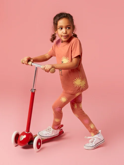 Esme Bedrucktes T-Shirt - Koralle Mehrfarbig - 45019 Bild 3