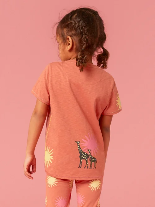 Esme Bedrucktes T-Shirt - Koralle Mehrfarbig - 45019 Bild 4