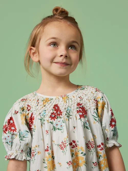 Jasmine Kleid - Elfenbein Mehrfarbig - 3-4 Jahre Bild 2