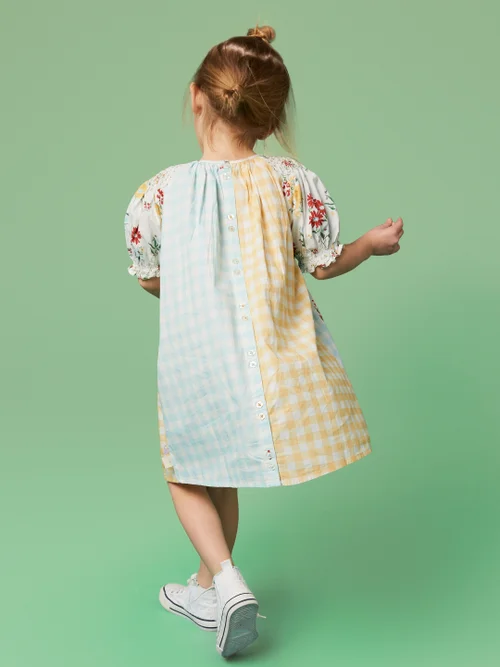 Jasmine Kleid - Elfenbein Mehrfarbig - 3-4 Jahre Bild 4