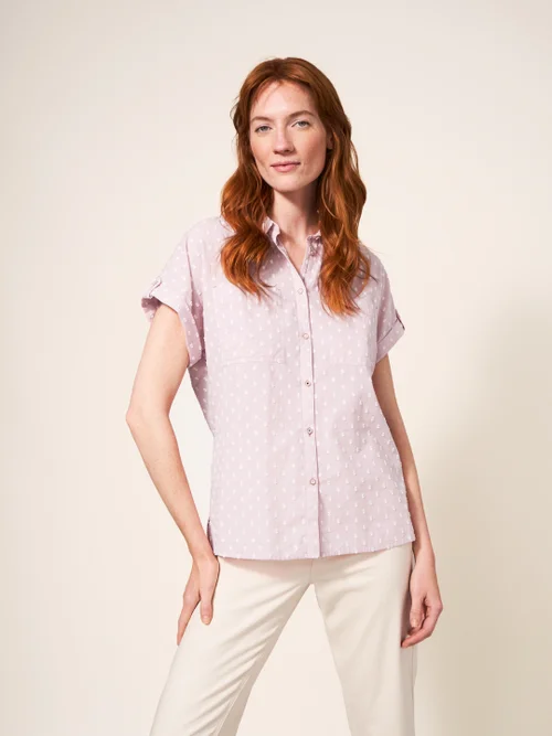 Ella Bluse aus Bio-Baumwolle - Mittel-Pink - 38 Bild 3
