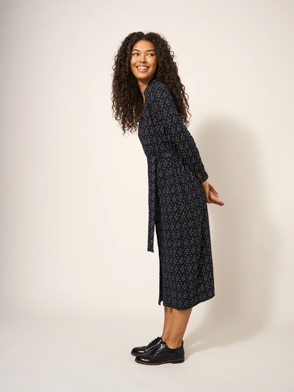 Annie Blusenkleid aus Jersey - Schwarz Mehrfarbig - 34 Bild 1