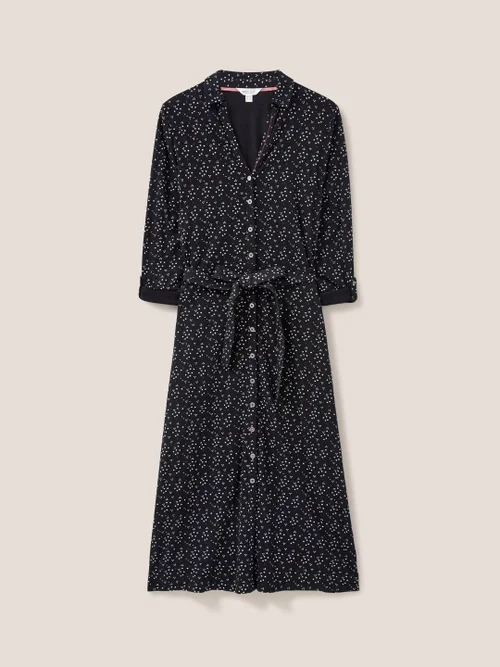 Annie Blusenkleid aus Jersey - Schwarz Mehrfarbig - 34 Bild 4