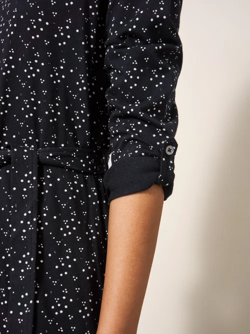 Annie Blusenkleid aus Jersey - Schwarz Mehrfarbig - 34 Bild 2