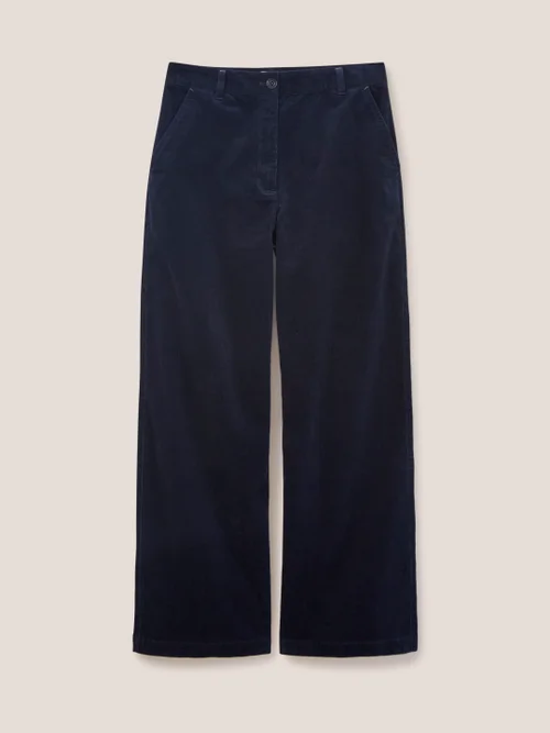 Belle Kordhose mit weitem Bein - Dunkel-Marineblau - 38 Bild 4