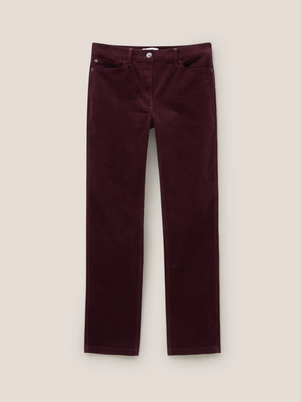 Brooke Kordhose mit geradem Bein - Dunkelviolett - 38 Bild 1