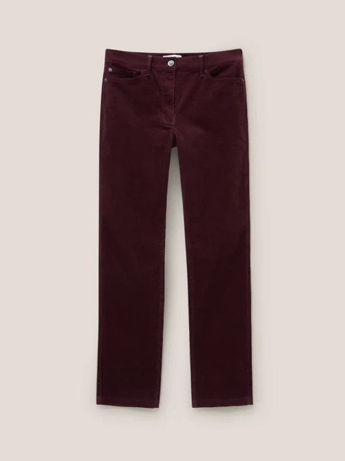 Brooke Kordhose mit geradem Bein - Dunkelviolett - 38 Bild 1