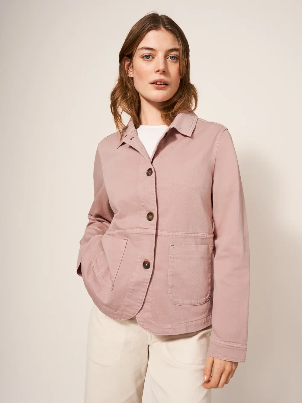 Carrie Jeansjacke - Mittel-Pink - 34 Bild 1