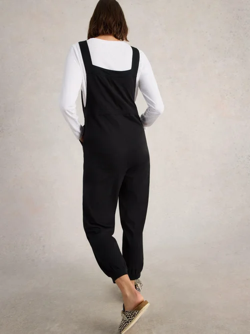Latzhose Daphne aus Jersey - Pure Blk - 42 Bild 4