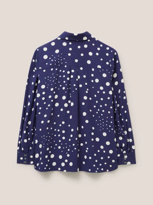 Ella Bluse - Marineblau Mehrfarbig - 34 Bild 3