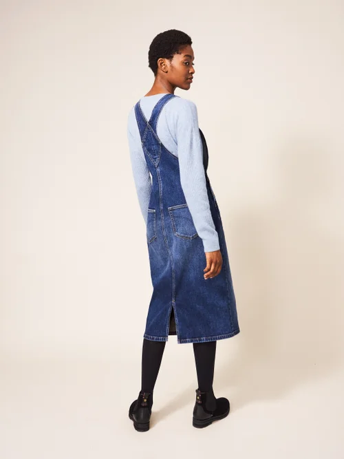 Emmie Midilatzkleid aus Denim - Mittel-Denim - 34 Bild 2