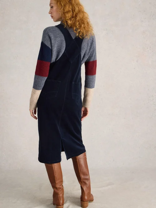 Emmy Kordlatzkleid aus Bio-Baumwolle - Dark Navy - 38/R Bild 4