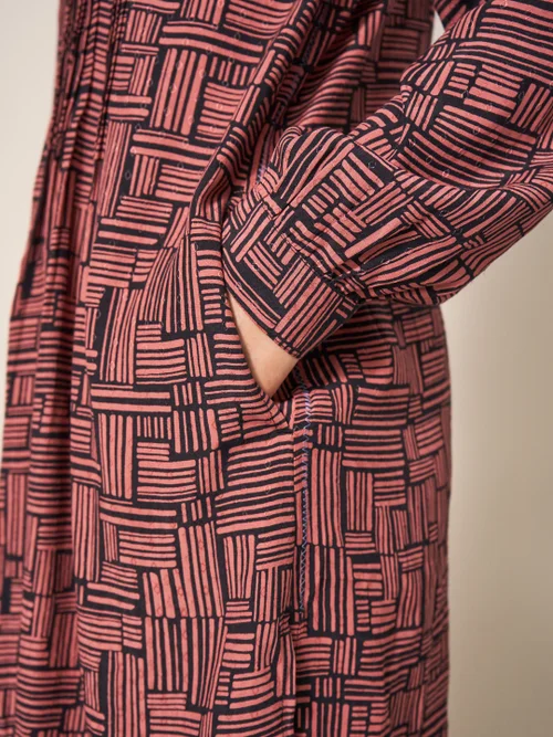 Georgie Tunikabluse - Marineblau Mehrfarbig - 34 Bild 2