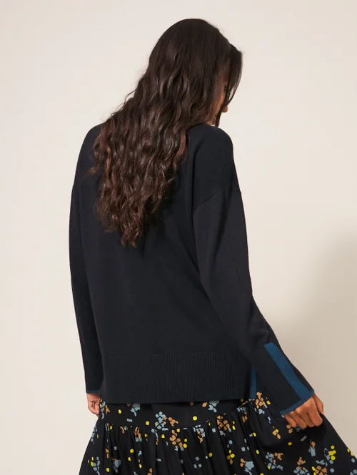 Jamima EcoVero Midirock - Schwarz Mehrfarbig - 38 Bild 3