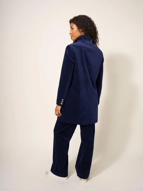 Karla Samtmantel - Dark Navy - 42/R Bild 4