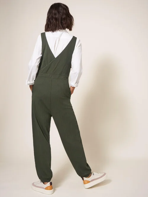 Lainey Jumpsuit aus Jersey - Khaki-Grün - 40 Bild 4