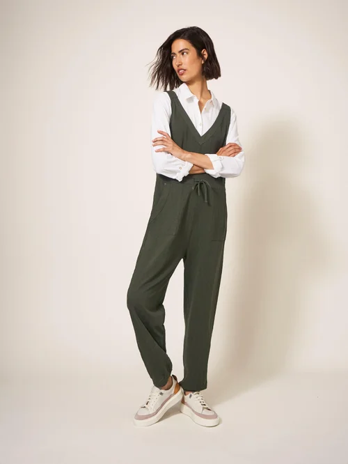 Lainey Jumpsuit aus Jersey - Khaki-Grün - 40 Bild 1