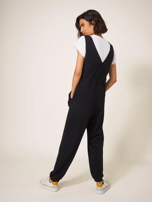 Lainey Jumpsuit aus Jersey - Pures Schwarz - 34 Bild 4