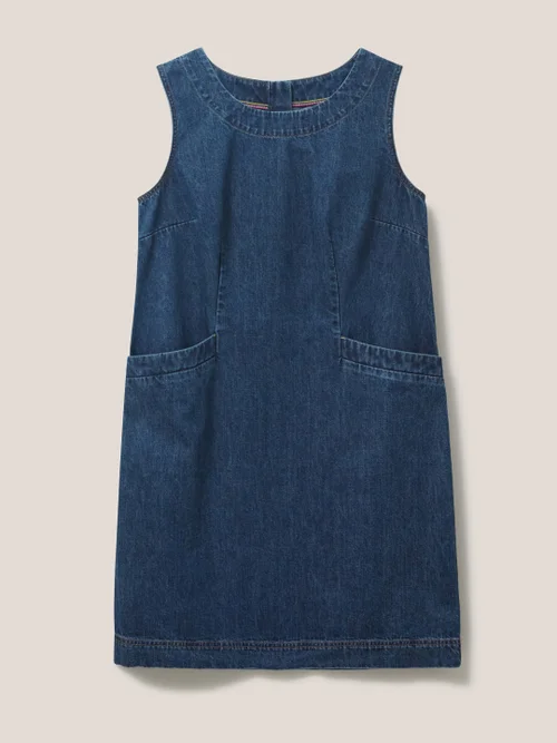 Lothbury Latzkleid aus Bio-Denim - Mittel-Denim - 34 Bild 4