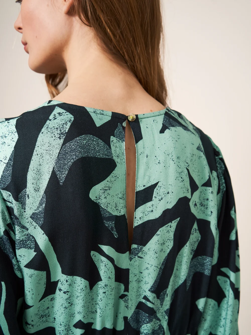 Lucy EcoVero Midikleid - Grün Mehrfarbig - 38 Bild 1