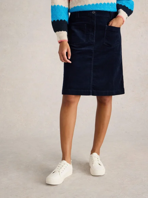Melody Bio-Cordrock - Dark Navy - 34 Bild 3