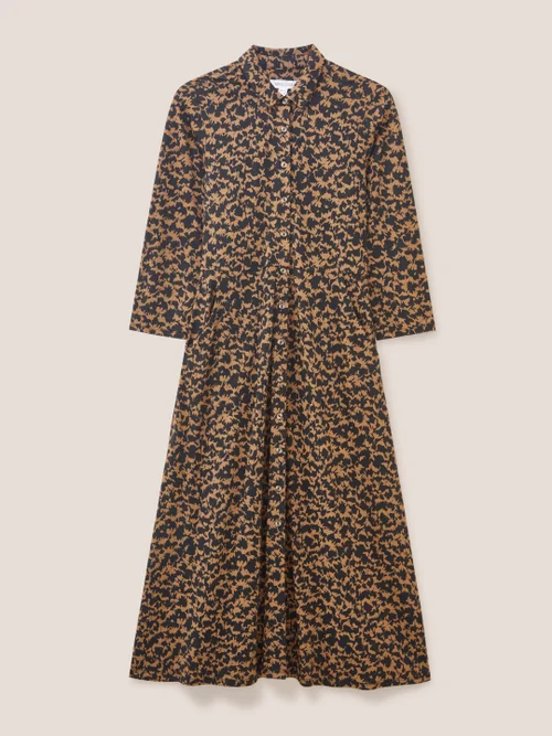 Rua Blusenkleid aus Jersey - Schwarz Mehrfarbig - 38 Bild 4