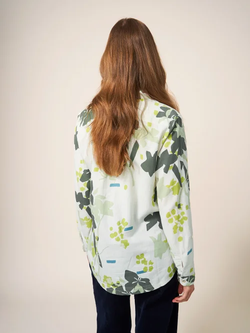 Sophie Bio-Baumwoll-Hemd- Elfenbeinfarbener Aufdruck - 34 Bild 3