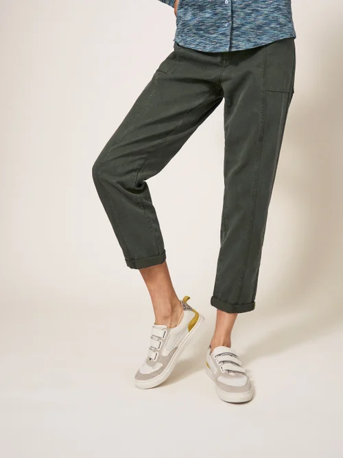 Thea Hose - Khaki-Grün - 34 Bild 1