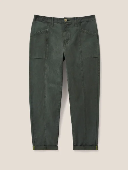 Thea Hose - Khaki-Grün - 34 Bild 4