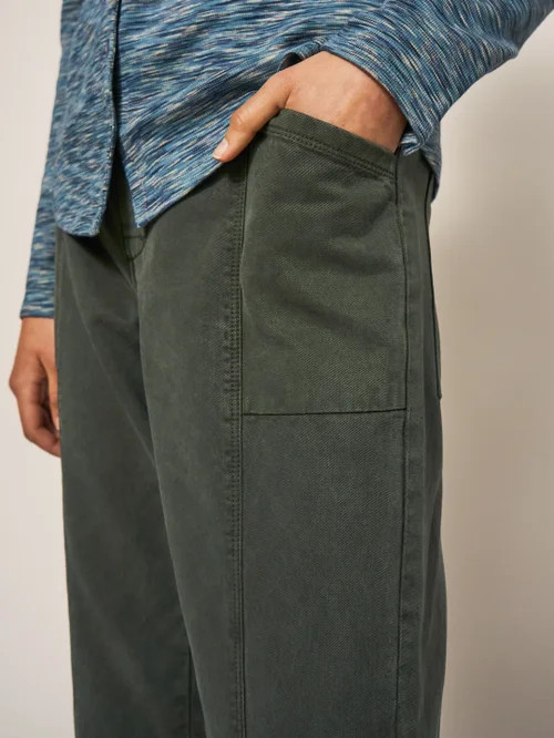 Thea Hose - Khaki-Grün - 34 Bild 2