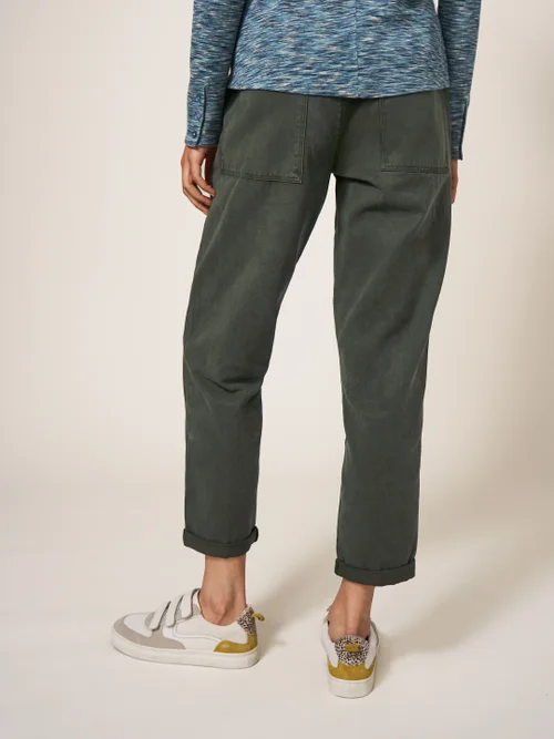 Thea Hose - Khaki-Grün - 34 Bild 3