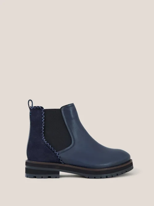 Esme Chelsea Boot aus Leder - Dunkel-Marineblau - 39 Bild 4