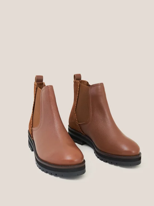 Esme Chelsea Boot aus Leder - Mittelbraun - 39 Bild 3