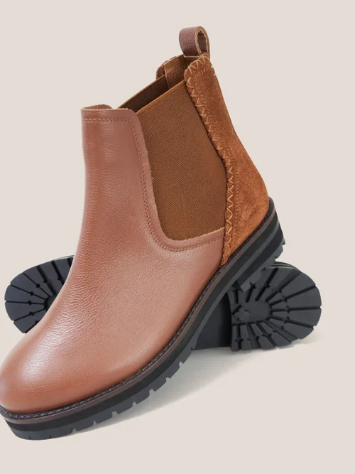 Esme Chelsea Boot aus Leder - Mittelbraun - 39 Bild 2