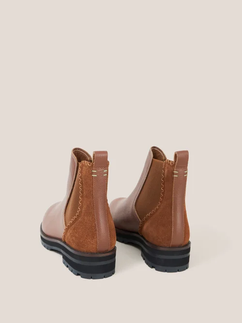 Esme Chelsea Boot aus Leder - Mittelbraun - 39 Bild 4