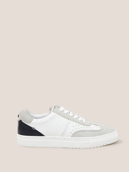 Lederturnschuhe - White Mlt - 44 Bild 2