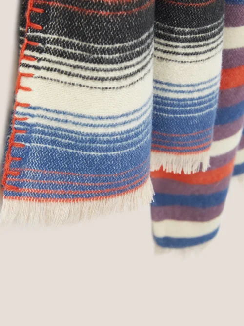 Selma Schal - Blau Mehrfarbig - Einheitsgröße Bild 2