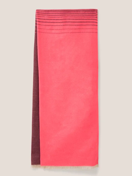 Selma Mittelschwerer Schal - Helles Pink - Einheitsgröße Bild 3