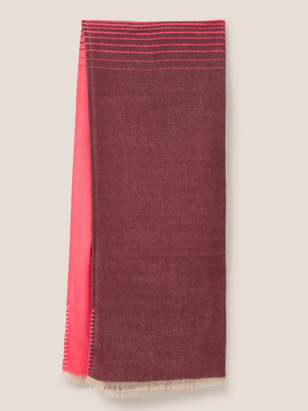 Selma Mittelschwerer Schal - Helles Pink - Einheitsgröße Bild 1