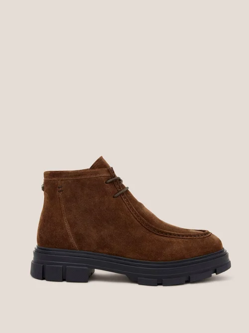 Wallaby Stiefel aus Wildleder - Dk Brown - 42 Bild 2