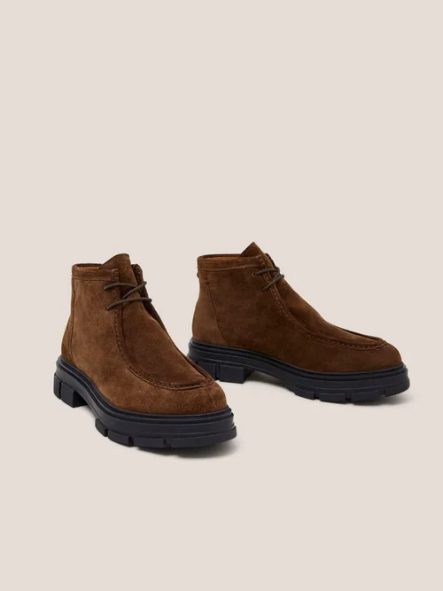 Wallaby Stiefel aus Wildleder - Dk Brown - 42 Bild 3