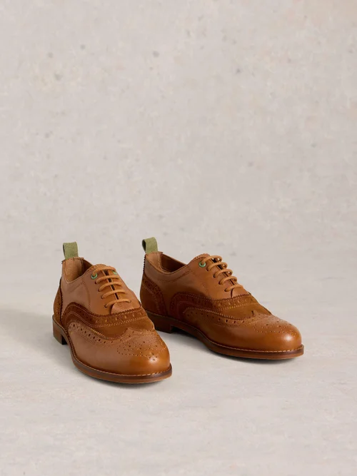 Lederhalbschuhe Thistle - Dark Tan - 39 Bild 2