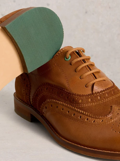 Lederhalbschuhe Thistle - Dark Tan - 39 Bild 3