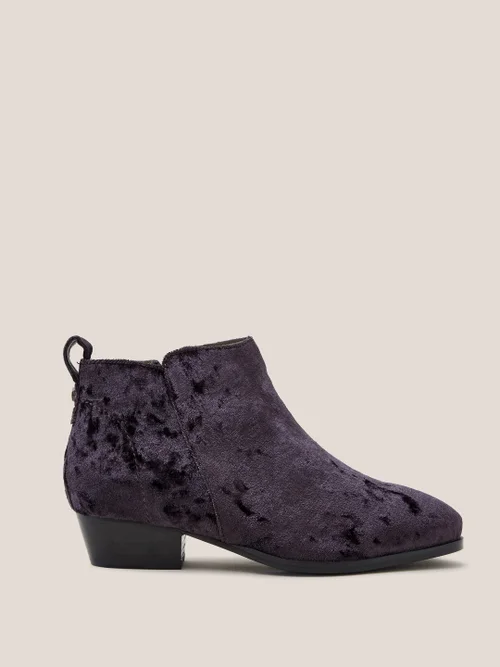 Willow Stiefeletten aus Samt - Dunkelgrau - 39 Bild 4