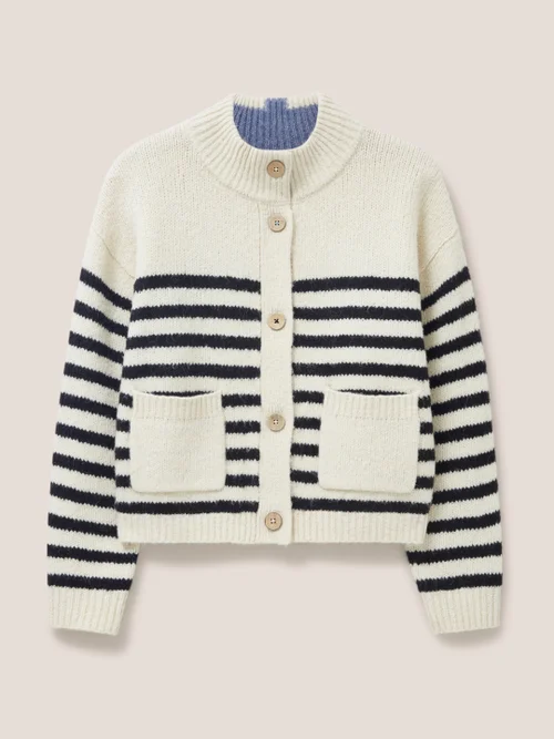 Bonnie Strickjacke - Elfenbeinfarben Mehrfarbig - 38 Bild 4