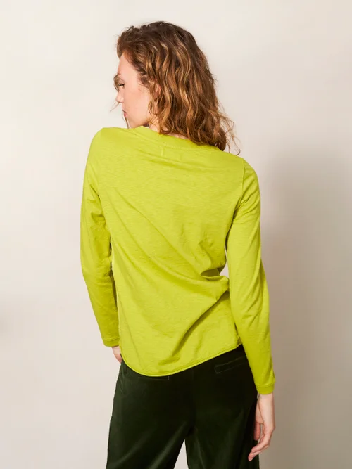 Cassie Langarmshirt - Dunkelgelb - 38 Bild 3