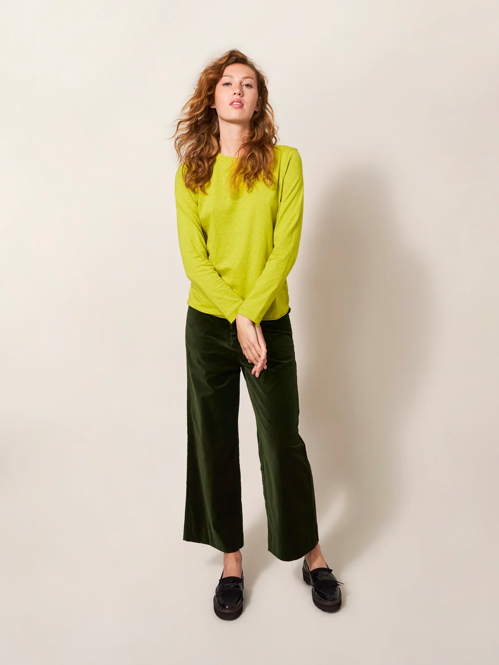 Cassie Langarmshirt - Dunkelgelb - 38 Bild 1